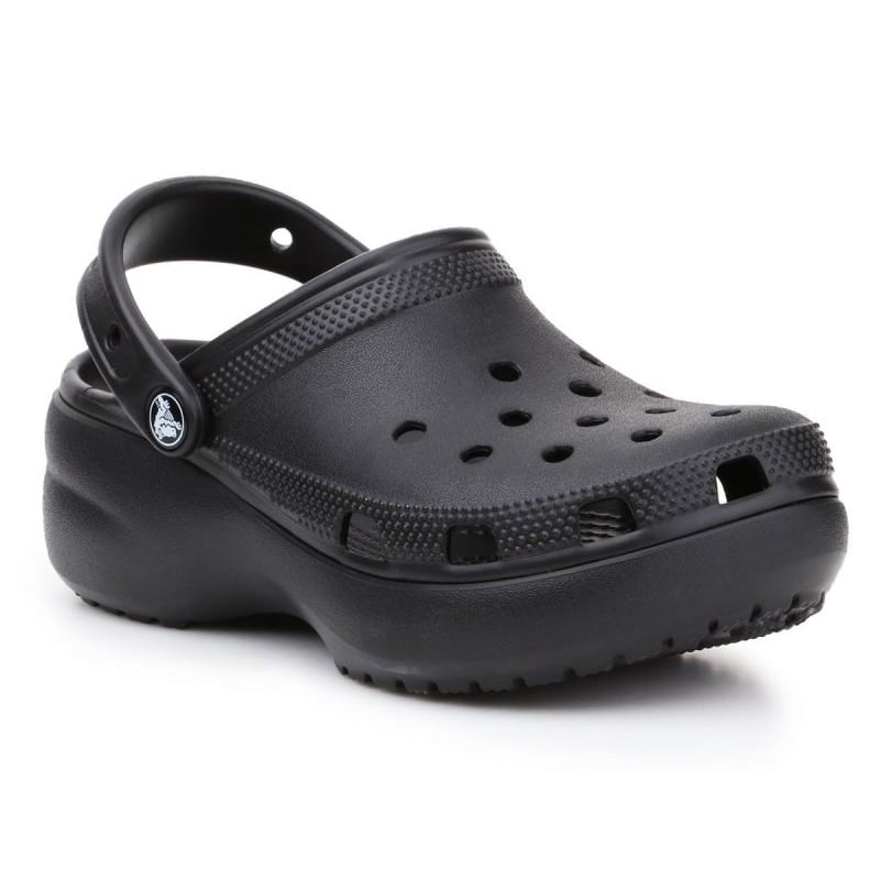 Klapki Crocs Classic Platform Clog 206750-001 czarne
