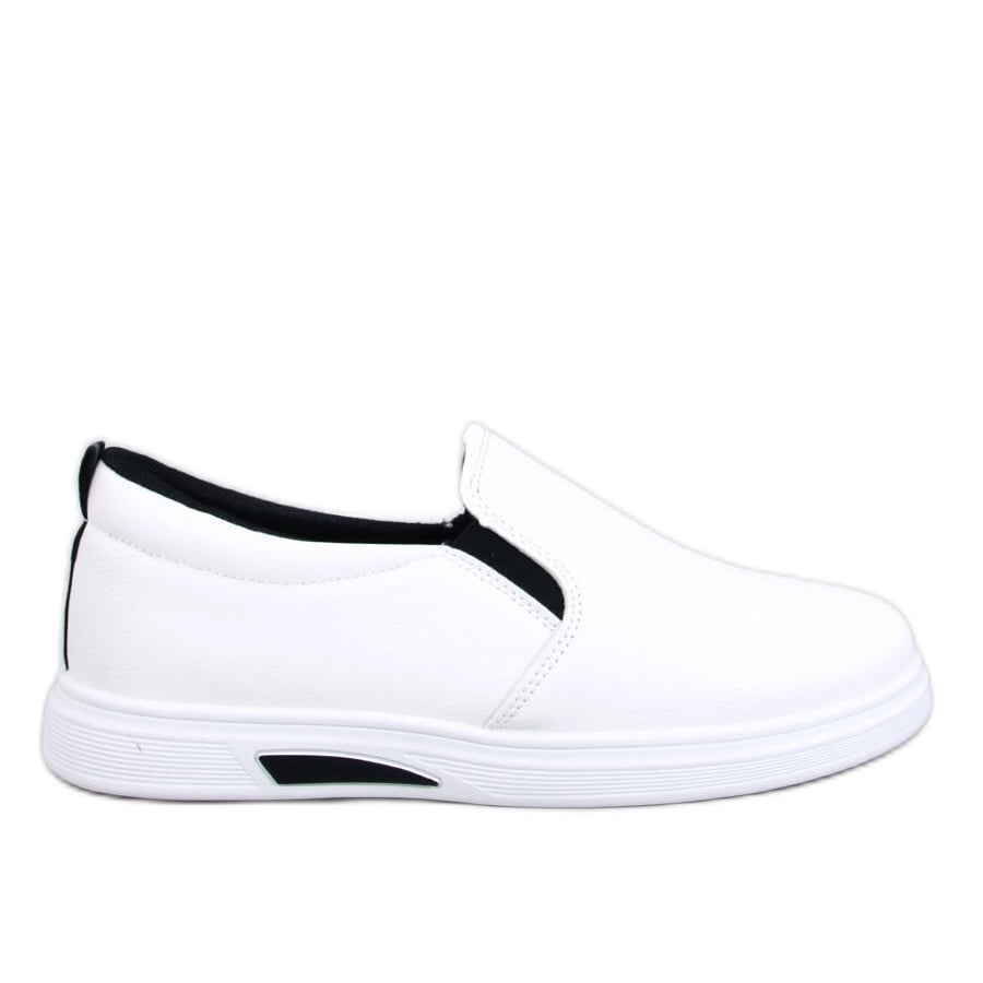 Trampki slip-on Alliot White białe