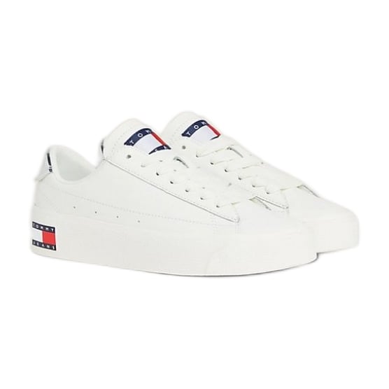 Buty Tommy Hilfiger Vulc Lealther Plat Lc M EN0EN02284YBL białe