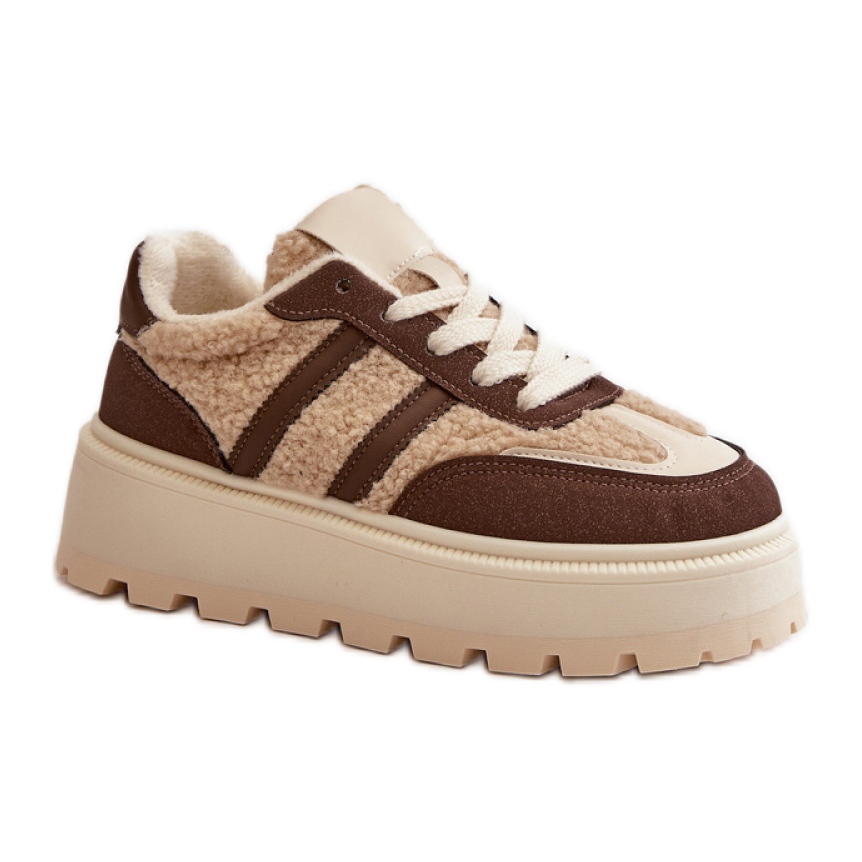 Buty Sportowe Model 24886 Brown brązowe