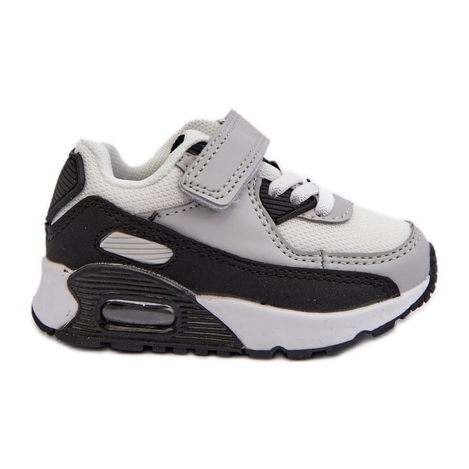 Sneakersy Dziecięce Na Rzep Szare Krissandra