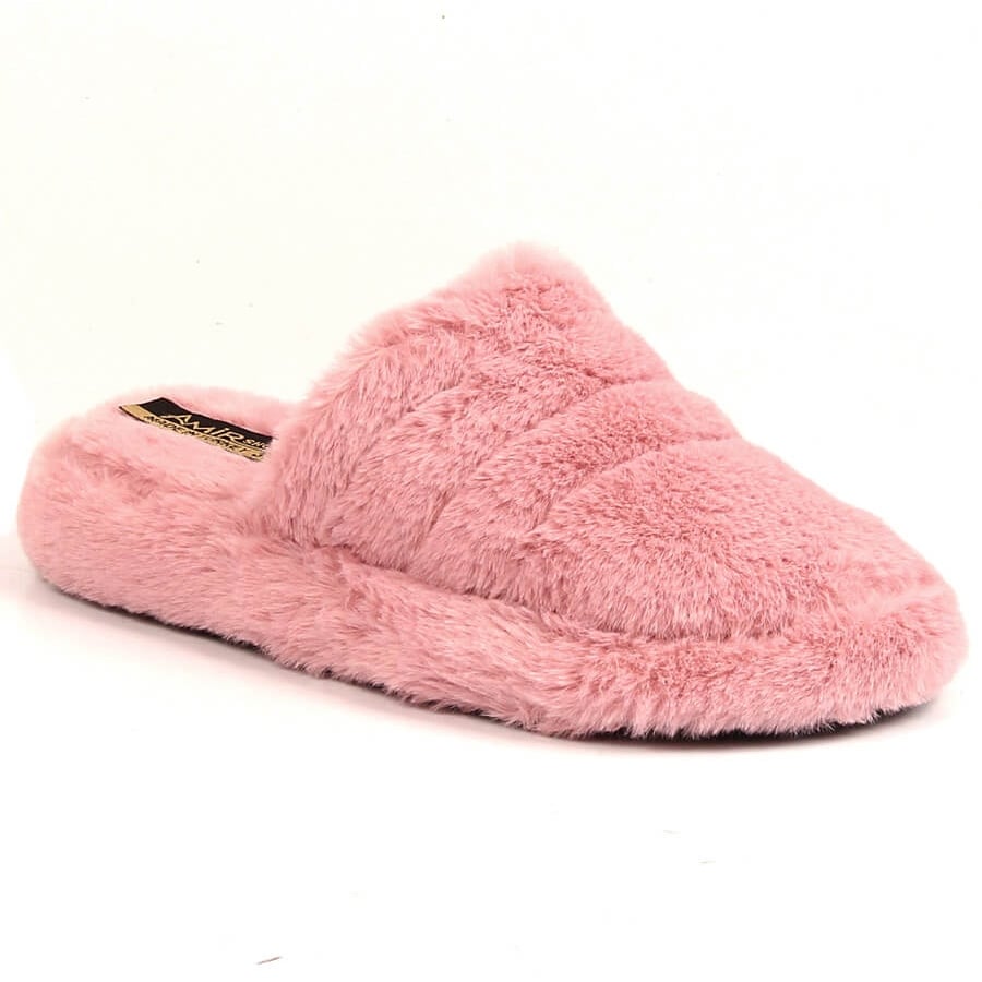Kapcie domowe damskie pluszowe różowe T.Sokolski