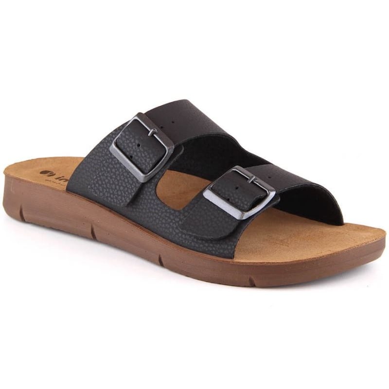 Komfortowe klapki Inblu M CM000028-014 czarne