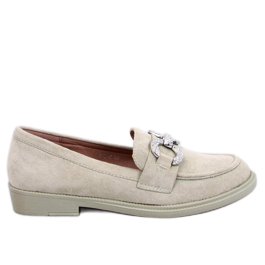 Mokasyny zamszowe klasyczne Daimer Green zielone