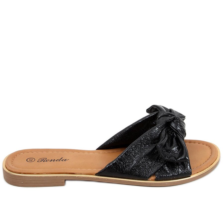 Klapki damskie Lirio Black czarne