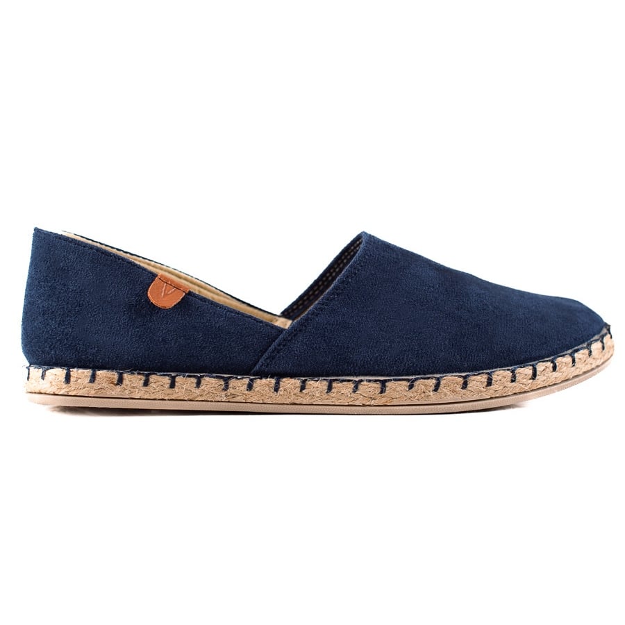 Granatowe espadryle Vinceza niebieskie