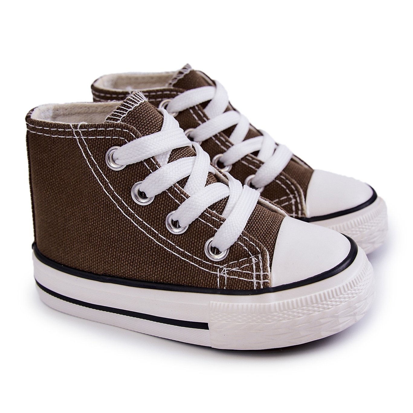 FR1 Dziecięce Wysokie Trampki Khaki Filemon zielone ['zielony']