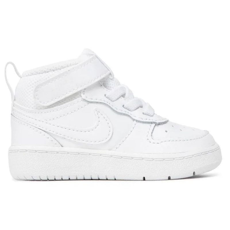 Buty Nike Court Borough Mid2 (TDV) Jr CD7784-100 białe