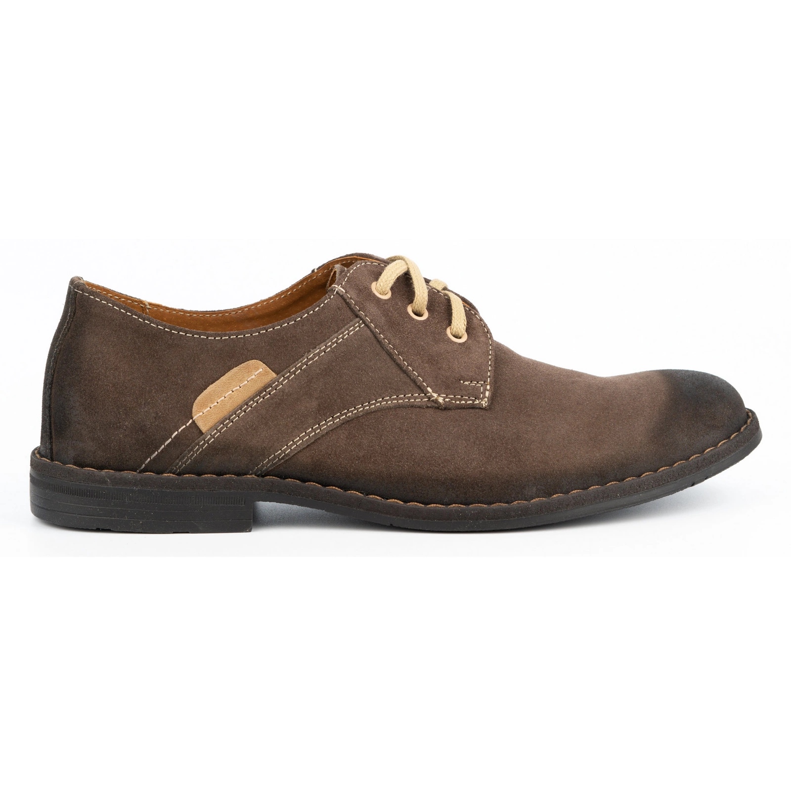 KENT Buty męskie casual 272 brązowe