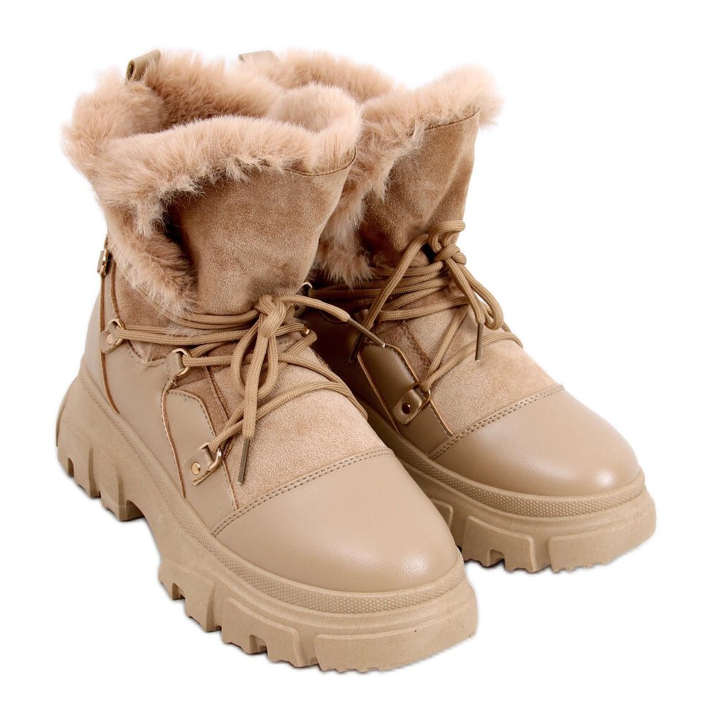 Śniegowce damskie Jarl Khaki beżowy