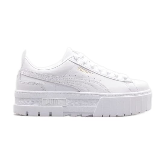Buty Puma Mayze Lth Jr 384527-01 białe