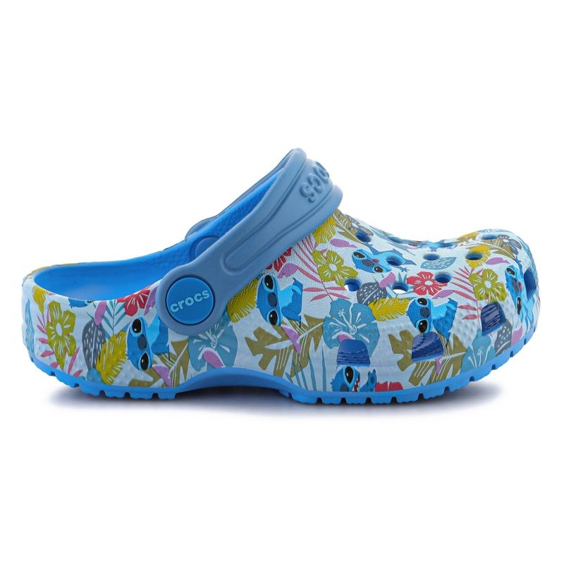 Klapki Crocs Toddler's Disney Stitch Classic Clog 209471-4TB niebieskie