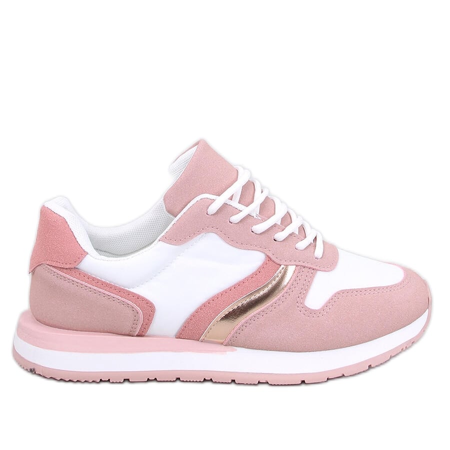 Sneakersy damskie Carthy Pink białe