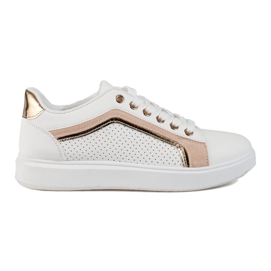 Klasyczne damskie buty sportowe białe Shelovet