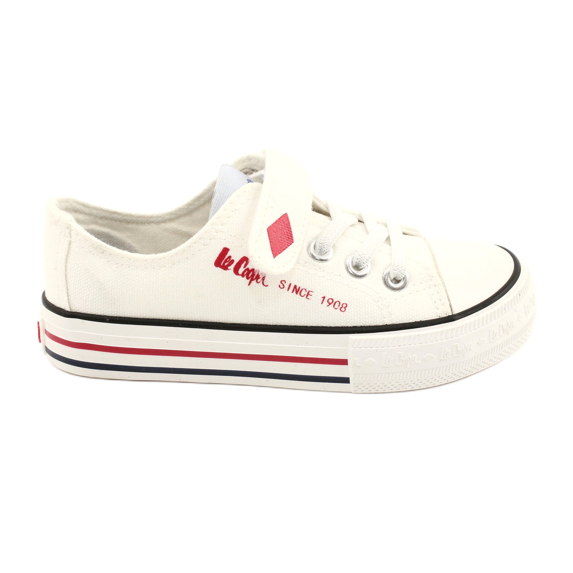 Trampki Lee Cooper Jr LCW21-44-0303K białe białe