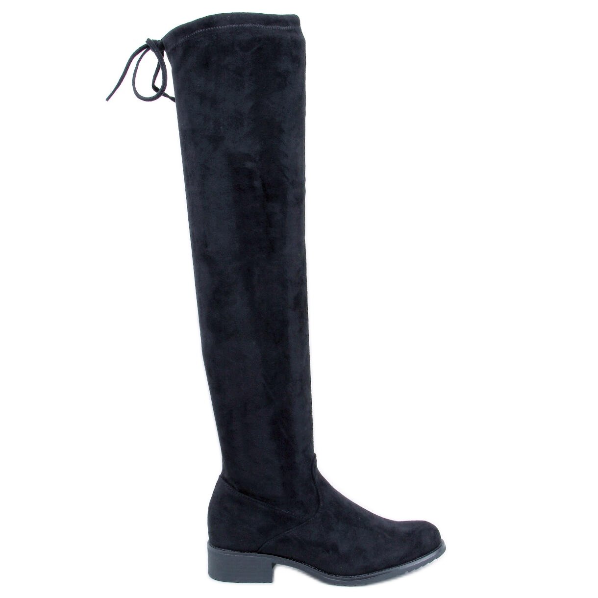 Muszkieterki zamszowe Meyers Black czarne