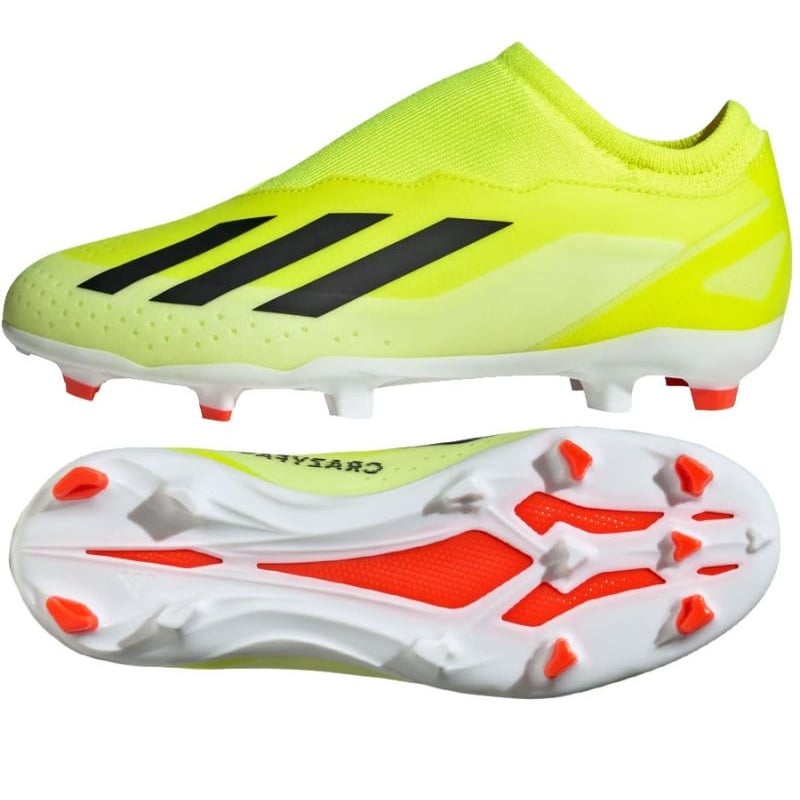 Buty adidas X Crazyfast League Ll Fg Jr IF0689 żółte