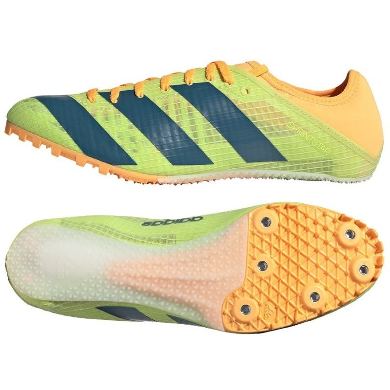 Buty kolce adidas Sprintstar M GY0941 zielone