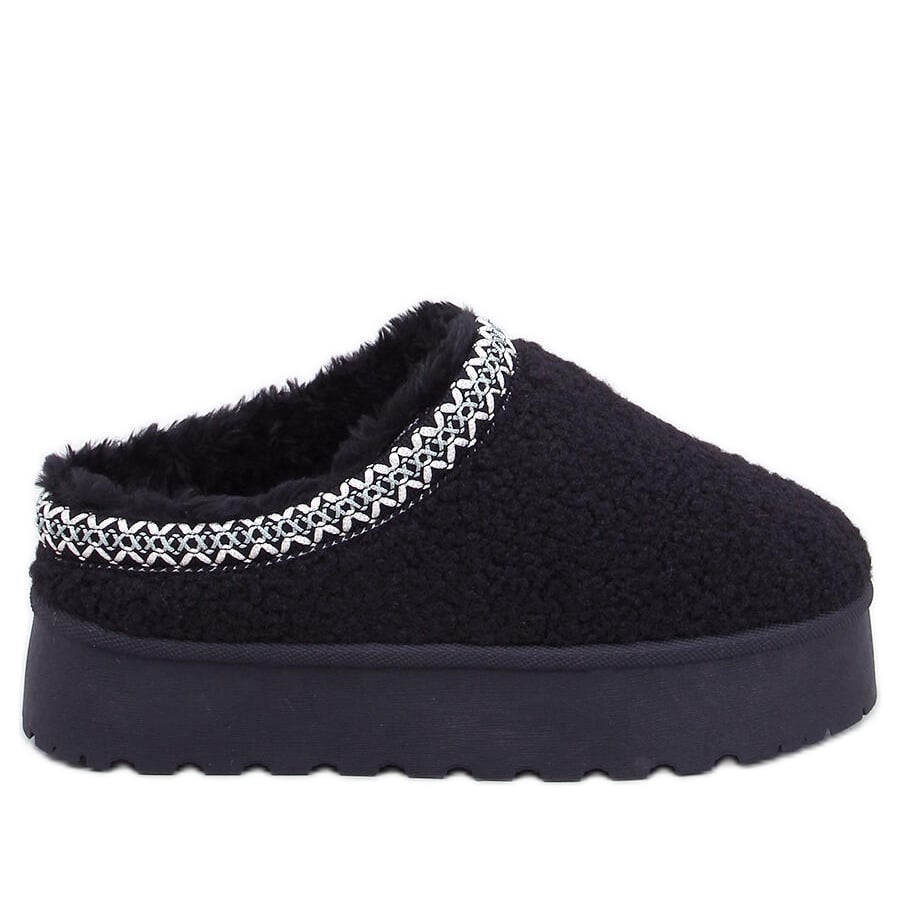 Śniegowce krótkie z barankiem Lamb Black czarne