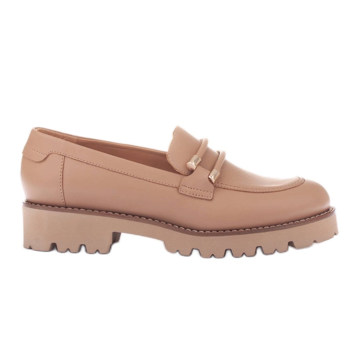 Marco Shoes Lekkie mokasyny beżowy