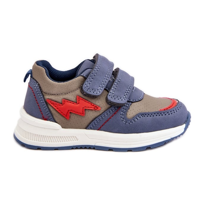 News Buty Sportowe Dziecięce Na Rzep Niebieskie Hemmani