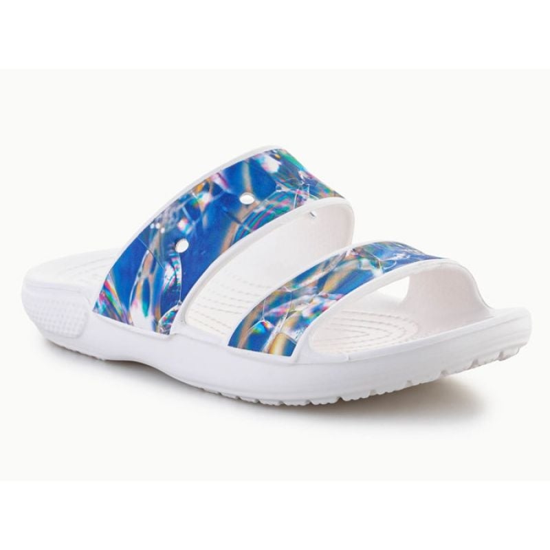 Klapki Crocs Classic Hyperreal Sandal W 208375-928 niebieskie