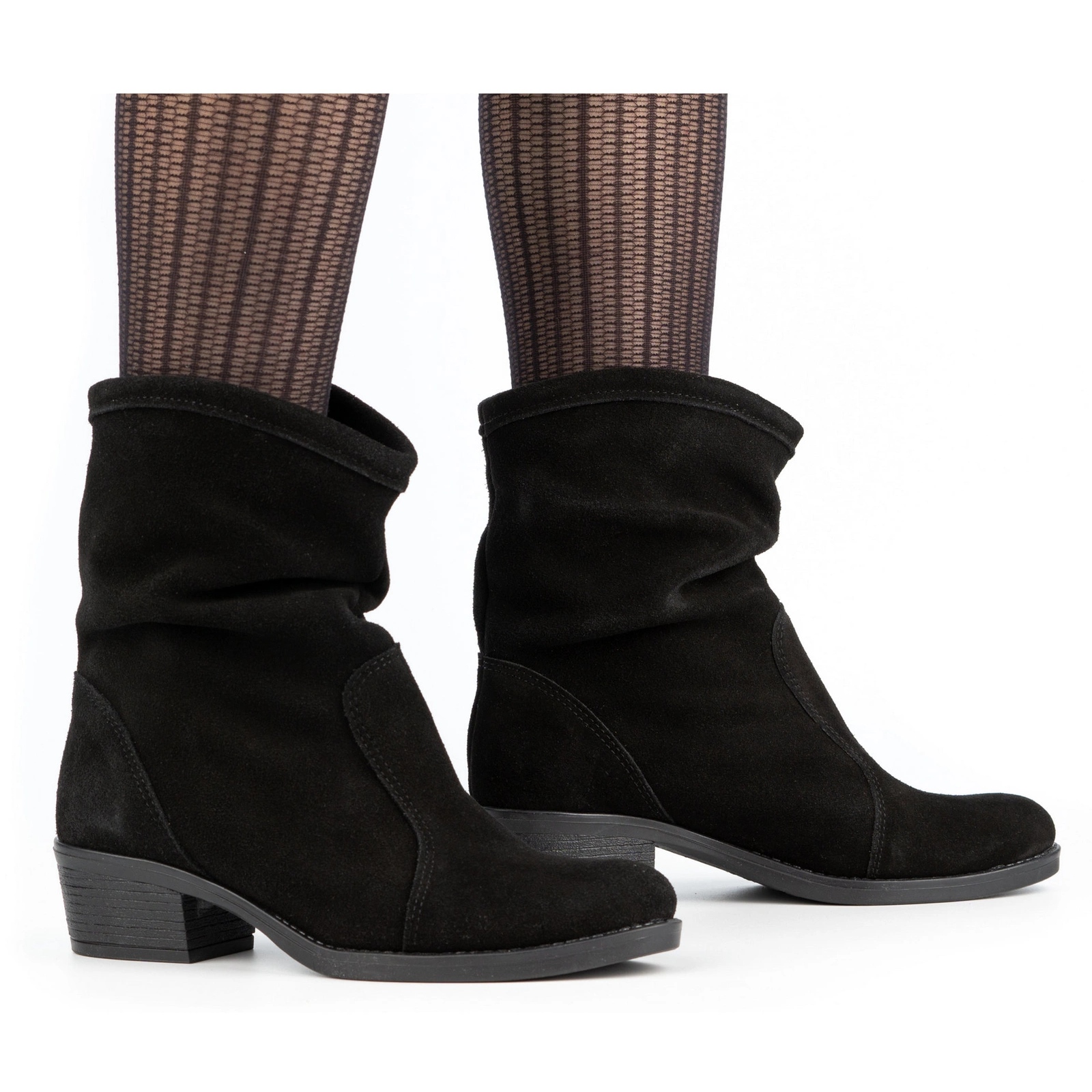 Olivier Botki na obcasie Mona czarne