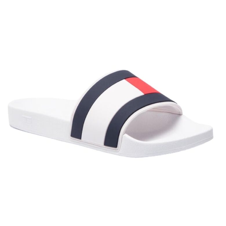 Klapki Tommy Hilfiger Essential Flag M FM0FM02327 białe