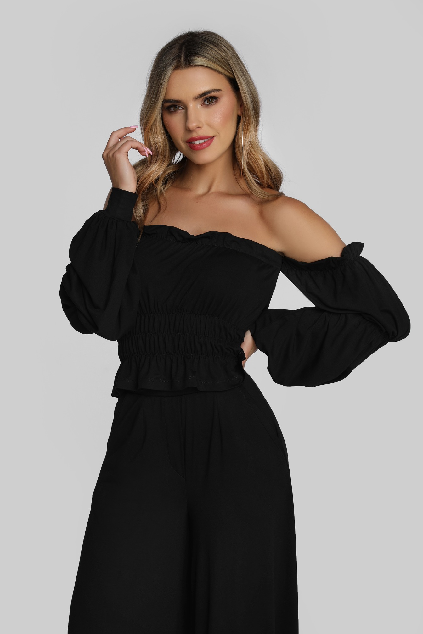 Bluzka Lina - czarna