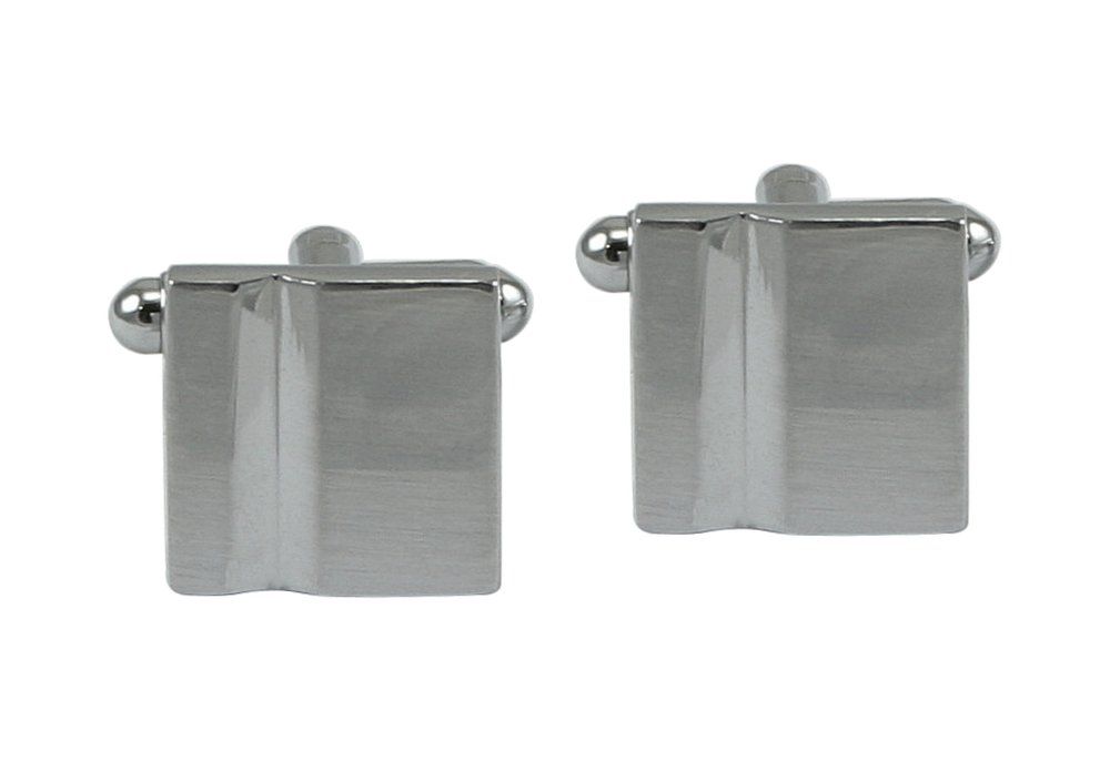 Spinki do Mankietów Męskie - Alties - Kwadratowe, Matowe