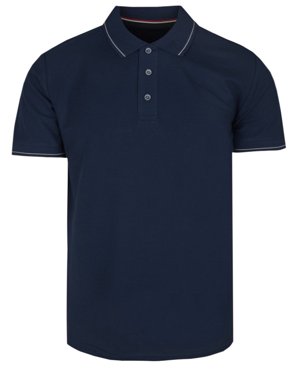Klasyczna, Męska Koszulka Polo - Adriano Guinari - Granatowa