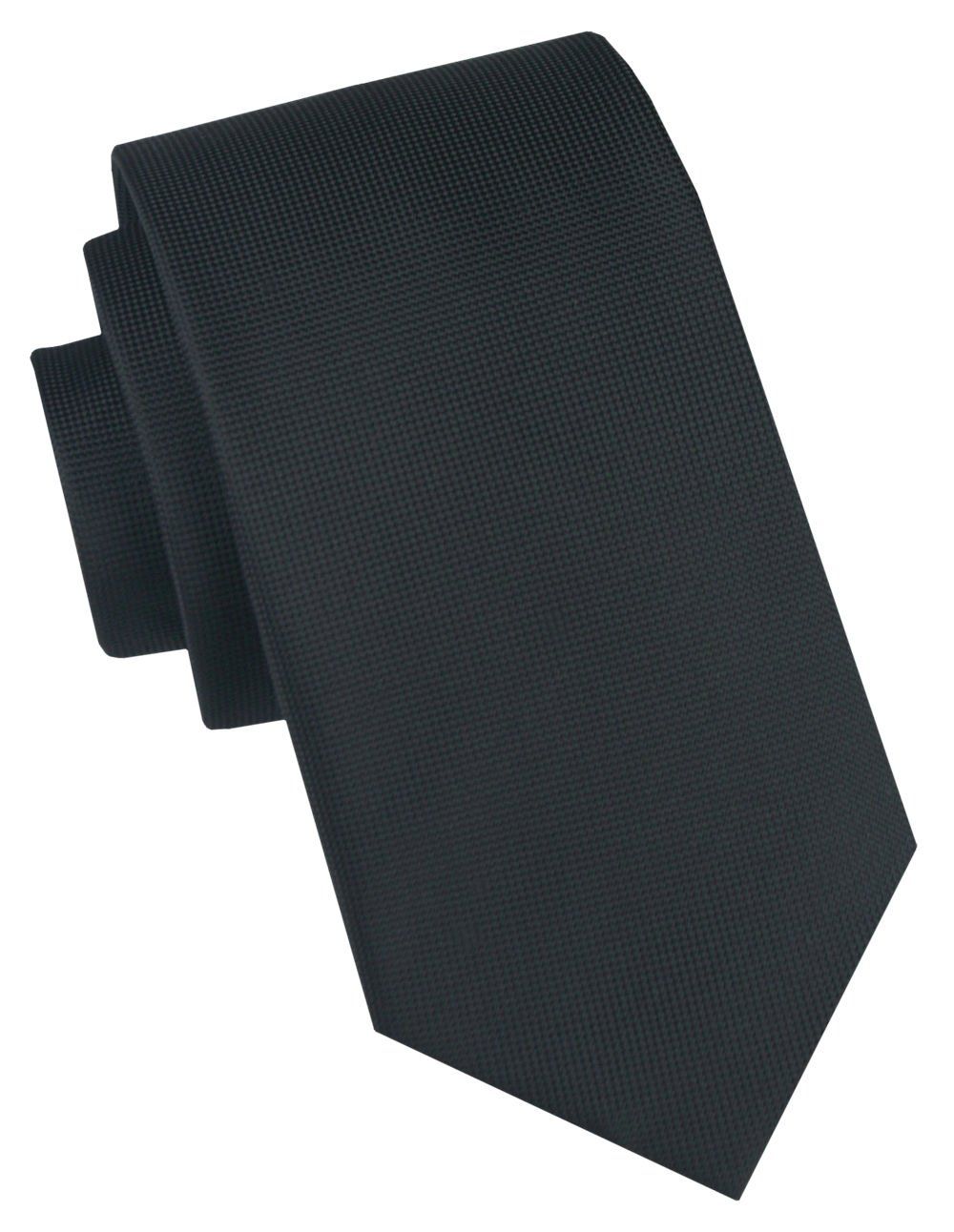 Klasyczny, Męski Krawat Alties - Czarny, Jednokolorowy
