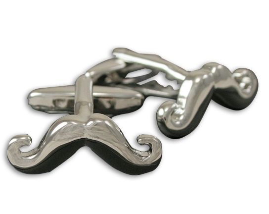 Spinki do Mankietów - WĄSY, Hipster, Hipsterskie