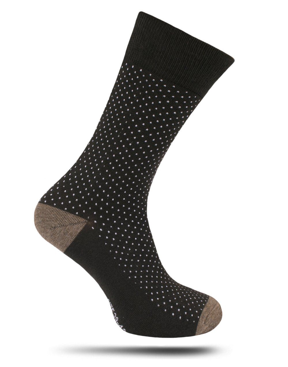 Bawełniane Skarpetki Chattier - Brązowe w Groszki