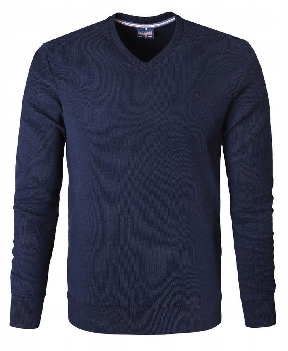 Wygodna Bawełniana Bluza - Pako Jeans - Granatowa