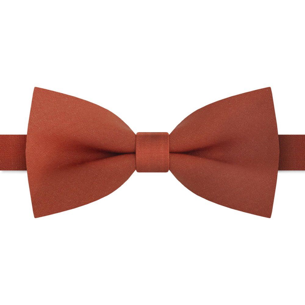 Wełniana Mucha Męska - His Story - Kolor Ceglany