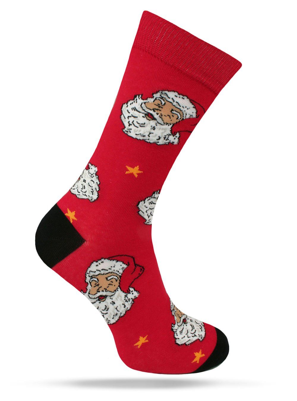 Świąteczne Skarpetki - Alties - Czerwone w Mikołaje