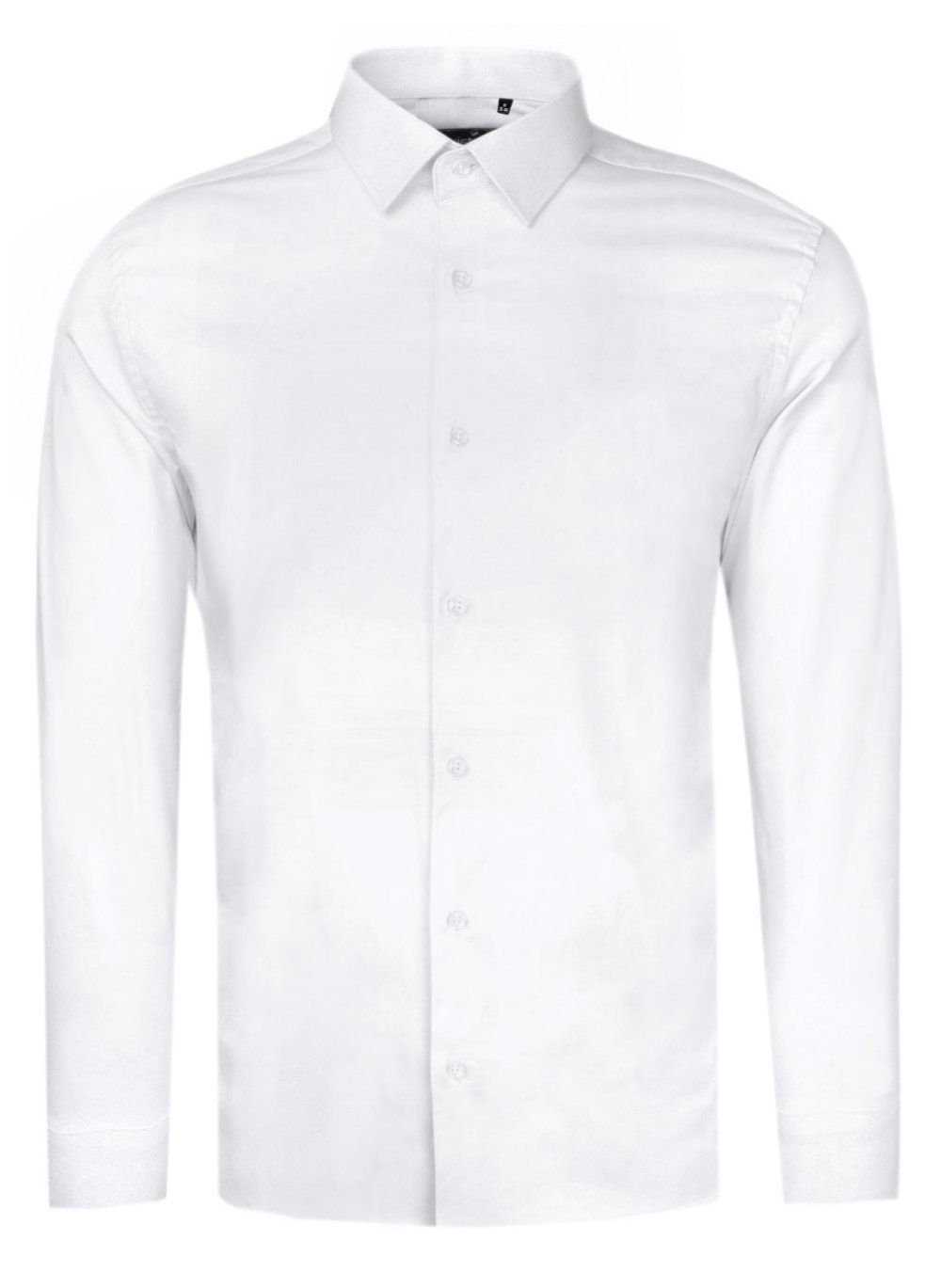 Elegancka Biała Koszula Wizytowa - Victorio - Krój Prosty