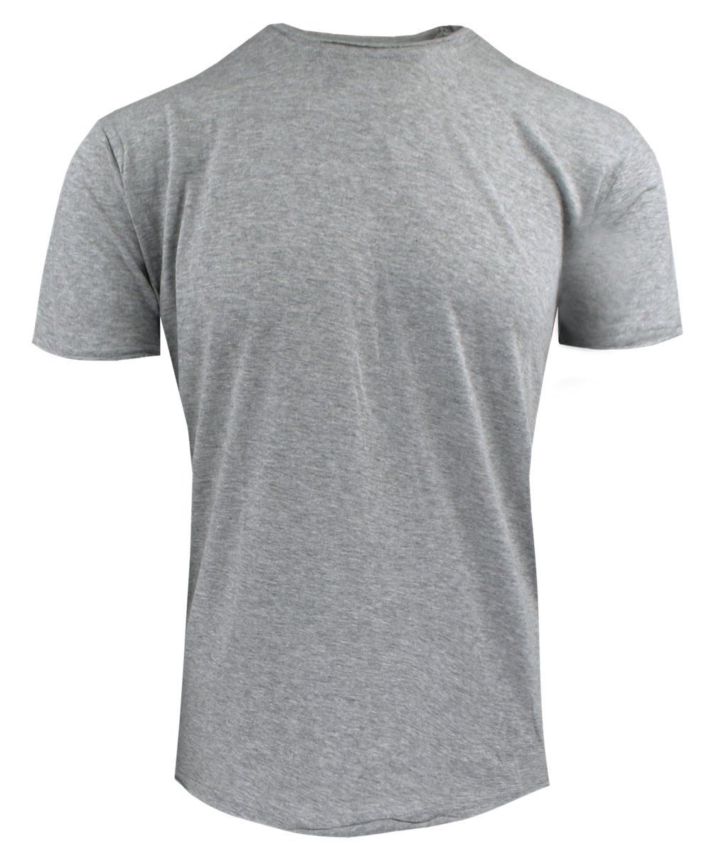 Męski T-Shirt Jednokolorowy - Brave Soul - Popielata