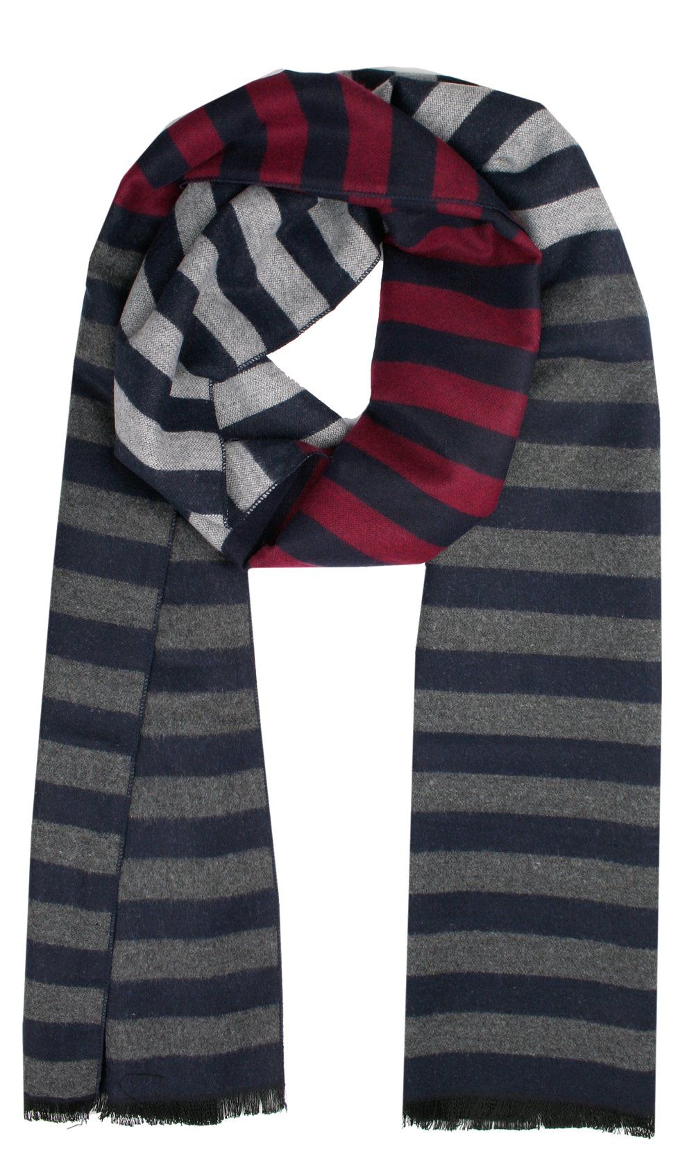 Męski Szalik Alties - Kolorowy w Paski