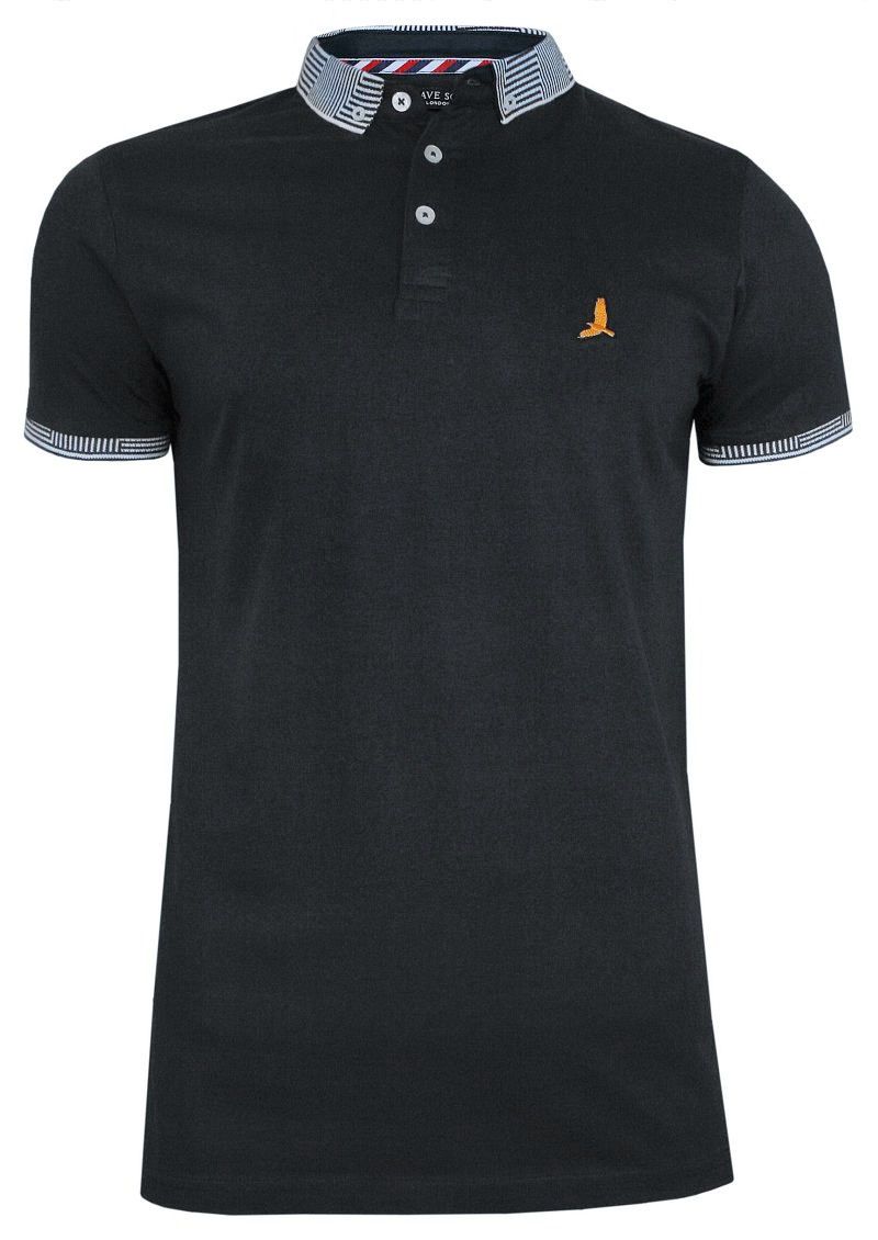 Koszulka POLO Popielata Bawełniana, Krótki Rękaw, z Kołnierzykiem, Casualowa -Brave Soul