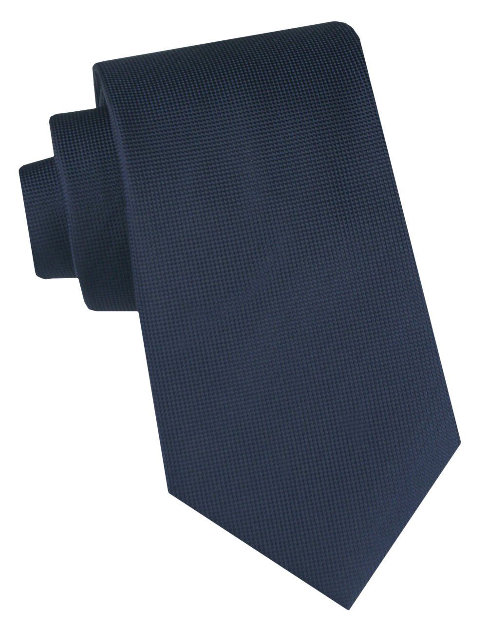 Klasyczny, Męski Krawat Alties - Jednokolorowy, Granatowy