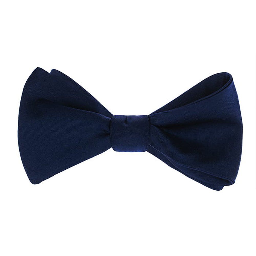 Jedwabna Mucha Wiązana - His Story - Granatowa