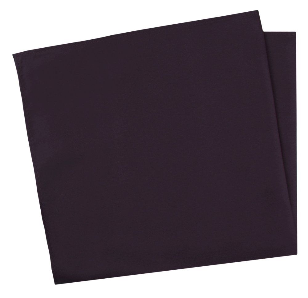 Elegancka, Jednokolorowa Poszetka - Chattier - Kolor Wina