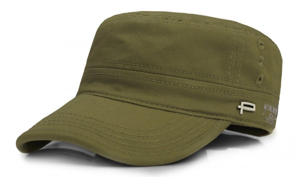 Bawełniana, Lekka Patrolówka Męska - Pako Jeans - Ciemna Zieleń, Khaki