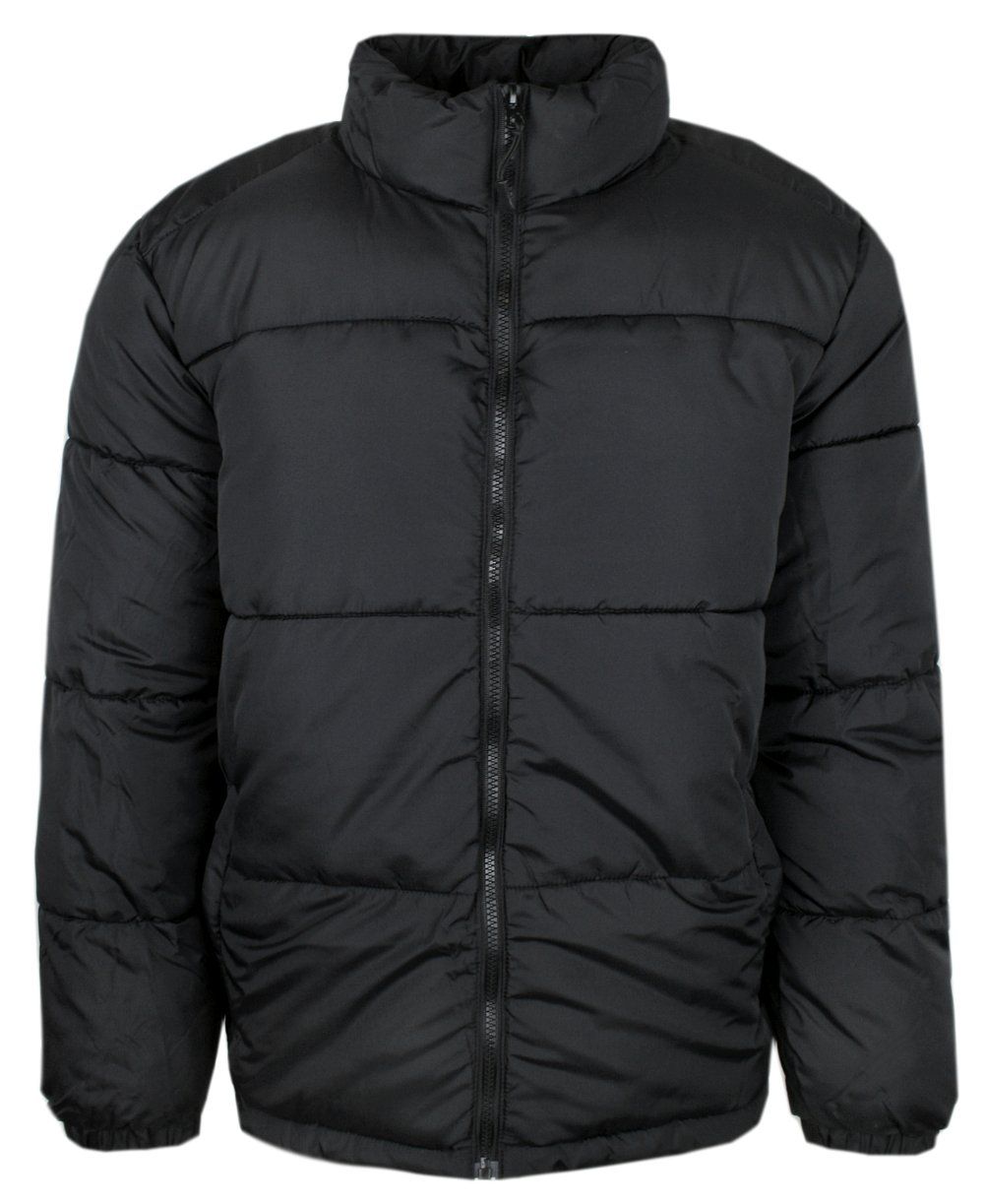 Delikatnie Ocieplona Kurtka Jesienno-Zimowa - Brave Soul - Czarna