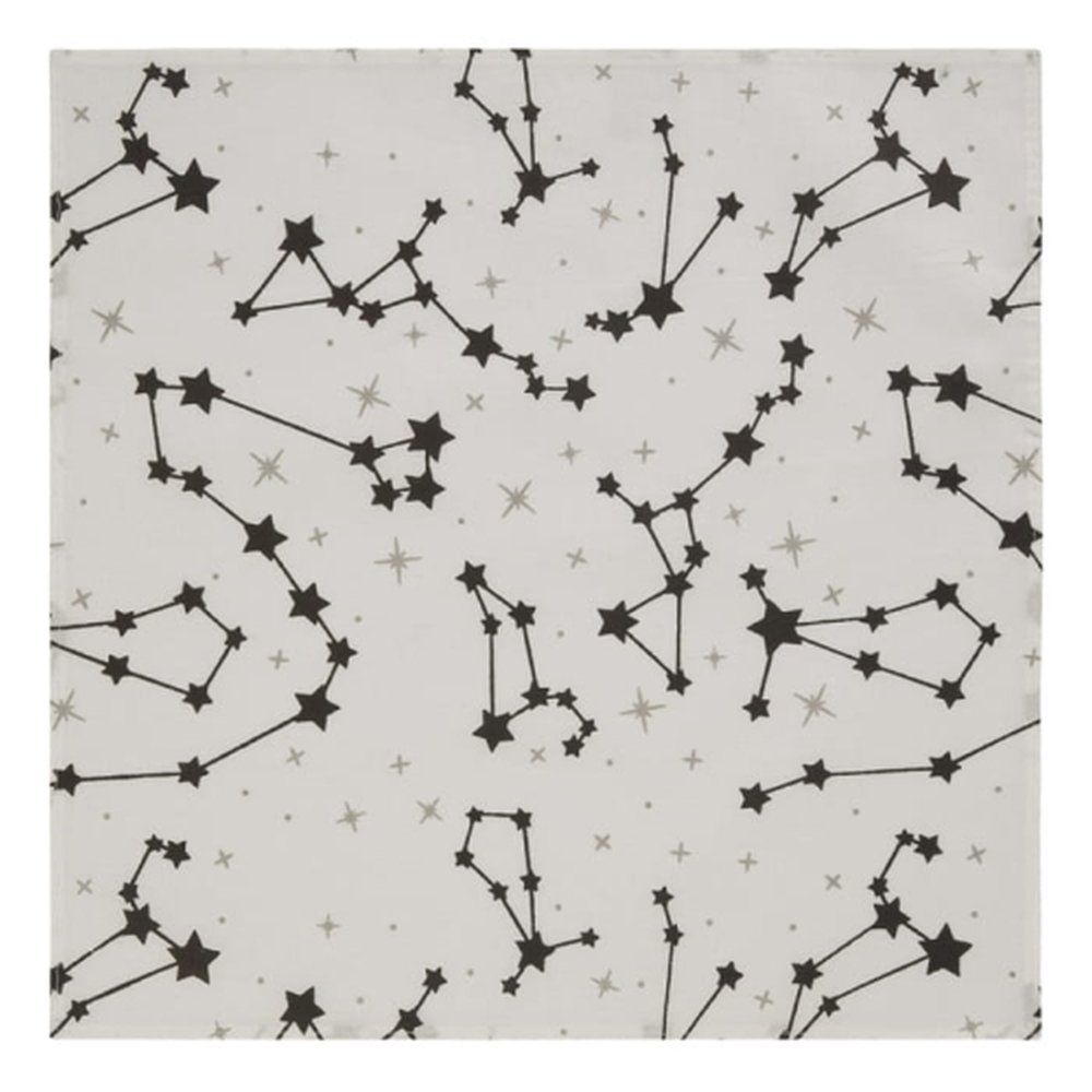 Poszetka Bawełniana - His Story - Biała w Gwiazdozbiory