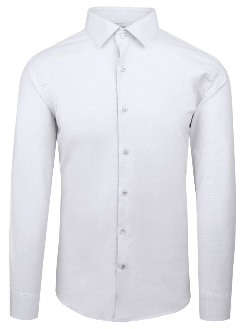 Elegancka Koszula Męska - Victorio - Biała
