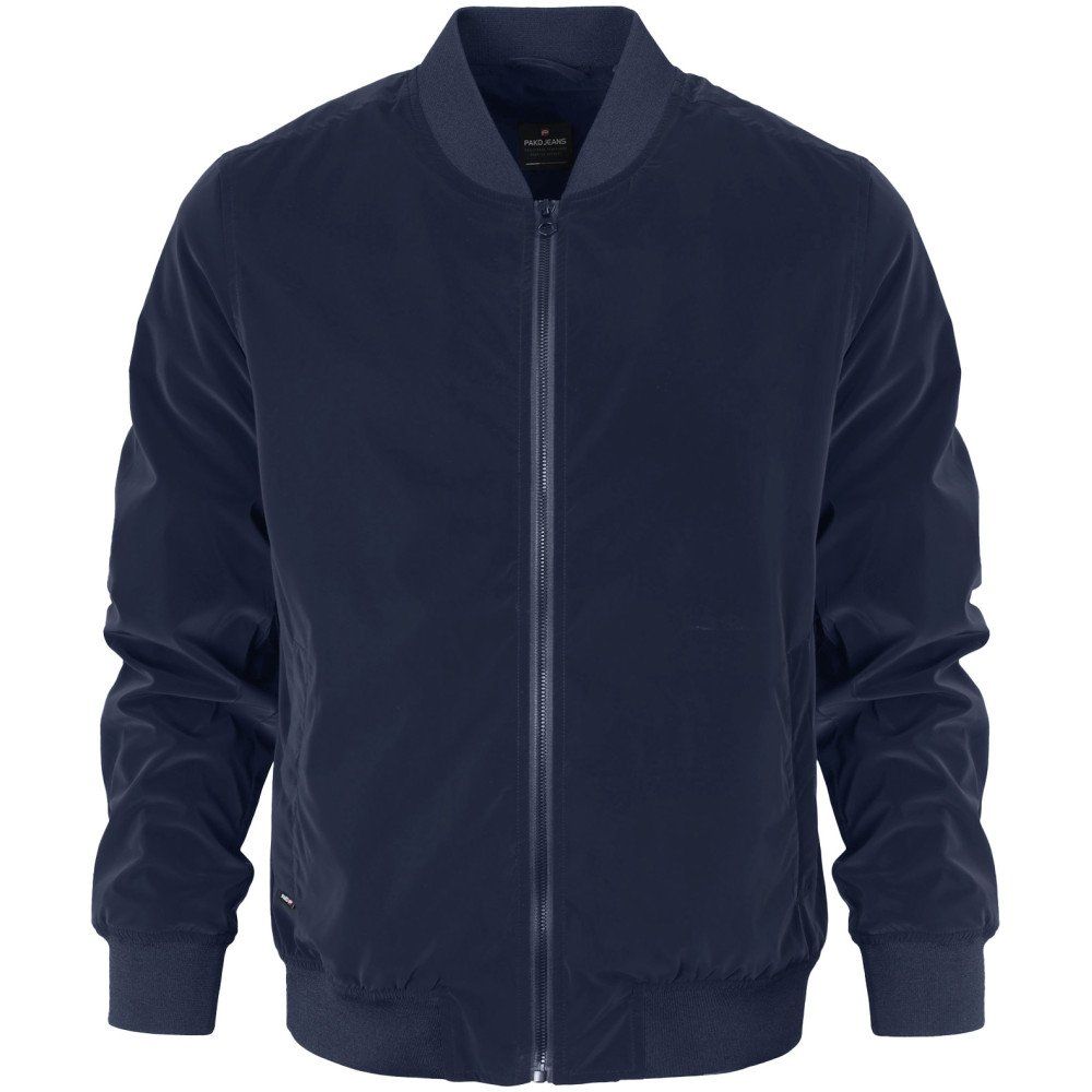 Lekka Kurtka Przejściowa - Bomberka - Pako Jeans - Granatowa