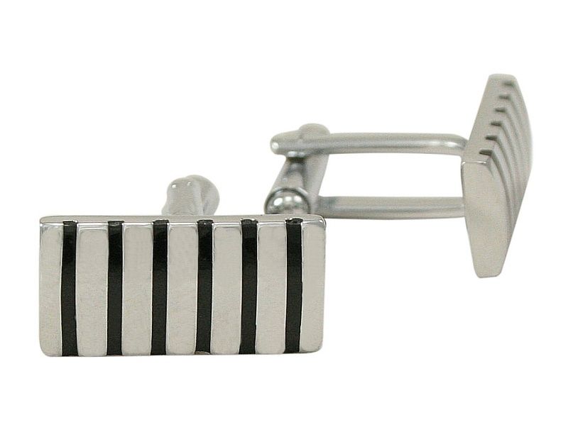 Męskie Spinki do Mankietów - Alties - Czarne Elementy